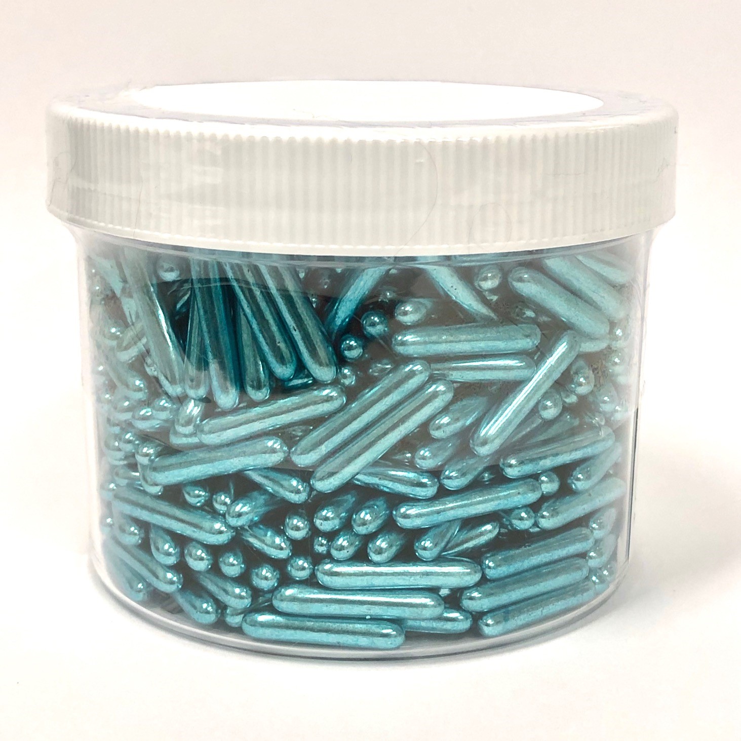 Metallic Turquoise Macaroni Rods - 250g by Confectioners Choice